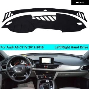 アウディ A6 C7 IV 2012-2018 LHD RHD 2 層ダッシュボード カバー ケープラグ シェード パッド 2014-17