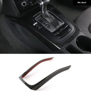 アウディ センターコンソール ギアシフトフレーム 装飾 カバー トリム A4 B8 2009-2016 A5 ABS カースタイリング インテリア
