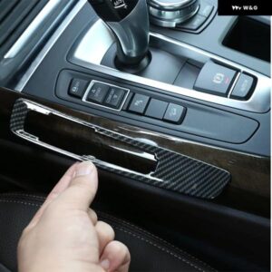 BMW X5 F15 X6 F16 2014-2018 ABS カーボンスタイルカーセンターコンソールモードボタン フレームカバー トリムカーアクセサリー LHD RHD