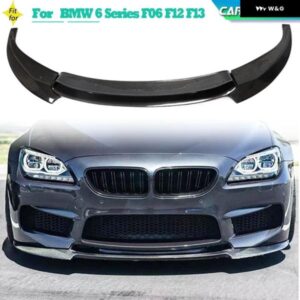 BMW フロントバンパー リップスプリッター 6シリーズ F06 F12 F13 M6 ベースセダンコンバーチブルクーペ 2014-2017 フロントリップカーボン/FRP
