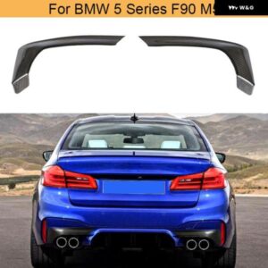 BMW リアバンパー スプリッター 5シリーズ F90 M5 2018 - 2020 リアバンパー スプリッタースポイラー カップウィングエプロンカーボン/FRP