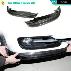 BMW フロントバンパー スプリッターリップ 3シリーズ F30 スタンダードセダン 2012-2015 非 M スポーツフロントバンパー スプリッターカーボン FRP