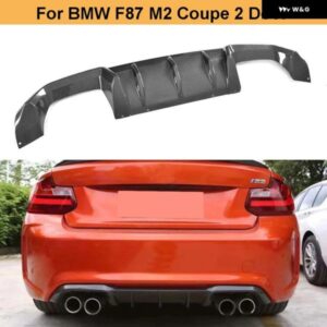 BMW F87 M2 カーボンリアバンパー ディフューザーリップスポイラー F87 M2 クーペ 2ドア 2016-19 3 スタイル