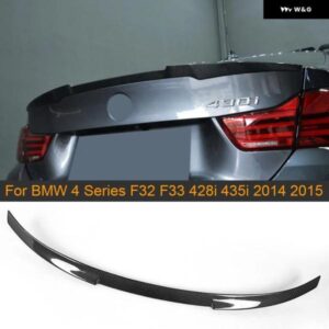 BMW カーボンリアトランク スポイラー ウィング 4シリーズ F32 クーペ 2ドア 14-17 428I 435I 非 M4 リアスポイラー ウィングブーツ リップ蓋