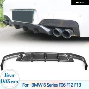 BMW カーボンリアバンパー ディフューザー F06 F12 F13 640I 650I M スポーツ M テック M6 バンパー 2012-2016 FRP リアディフューザーリップ