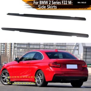 BMW カーボンサイドスカート 2シリーズ F22 F23 M スポーツセダン 2014 2015 2016 バンパー エプロンドア装飾カーアクセサリー