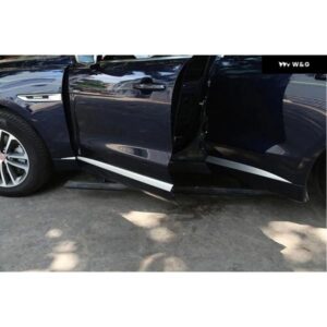 ジャガー ABS クローム車体サイドモールディングストリップ カバー トリム F-PACE X761 2016 2017 6個セット