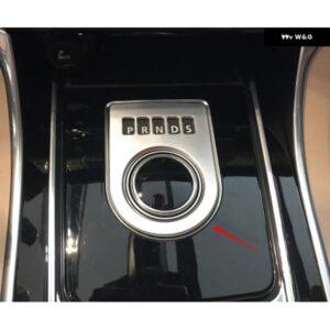 ジャガー XE XFL F ペース F ペース X761 スタイリング ABS クロームカーセンターコンソールギアシフトディスプレイフレームトリム