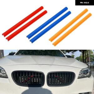 BMW フロントグリル トリムストリップ 5シリーズ F10 F11 F02 X1 F48 X2 F39 F13 F12 F18 F07 F06 F04 F03 車グリルカバー フレーム ステッカー