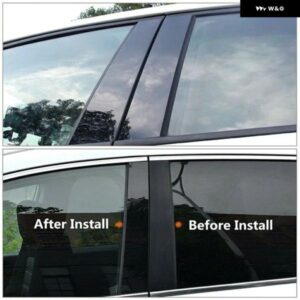 BMW ウィンドウピラーポストトリム ステッカー 3シリーズ E46 4ドア 1998-2005 E90 2005-2012 F30 セダン 2012-2018 G20 G21 2019-2023