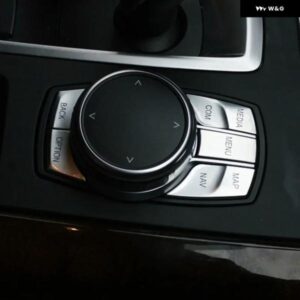 BMW マルチメディアボタン 装飾 カバー フレーム トリム F25 F26 F06 F07 G38 F15 F16 F10 F30 6/7シリーズ F20 F34 F36 F21 F48