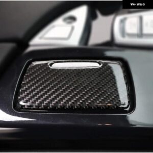 BMW カーボン中央 収納 ボックス パネル カバー トリム F10 F18 5シリーズ 2011-2017 カー スタイリング インテリア 灰皿スパンコール 装飾