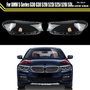 BMW ガラス ヘッドライト カバー ヘッドランプ レンズ キャップランプシェード シェル 5シリーズ G30 G38 520I 523I 525I 528I 530I 2018 2019 2020