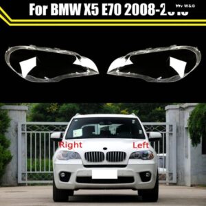 BMW フロントカーブライト ヘッドライト シェード シェルキャップ ヘッドランプ ランプカバー ヘッドライト レンズ ガラスランプシェード ケース X5 E70 200