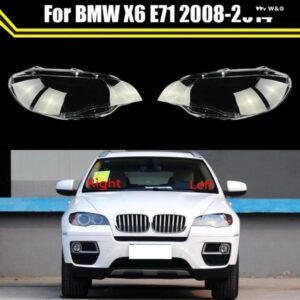BMW フロント ヘッドライト ガラス ヘッドランプ クリアランプシェード ランプシェルレンズ カバー X6 E71 2008-14