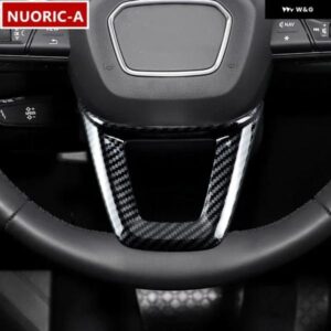 アウディ カー スタイリング ステアリングホイール フレーム 装飾 カバー トリム Q5 年度 2018-2021 自動車 インテリア アクセサリー