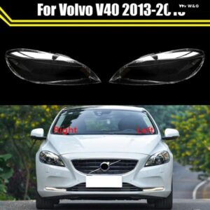 ボルボ ヘッドライト ガラスレンズ ランプクリアシェード シェルオートライトランプシェード ランプカバー コーブ V40 2013-2016 ヘッドランプ キャップ