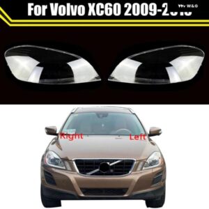 ボルボ XC60 2009 2013 クリアランプシェード ヘッドランプ カバー ランプシェード ヘッドライト シェルカバー レンズ プレキシガラスライトキャップ