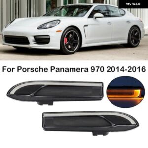ポルシェ パナメーラ 970 2014 2015 2016 LED フロントサイドフェンダー ウィンカーライト ランプ インジケータランプ 9706