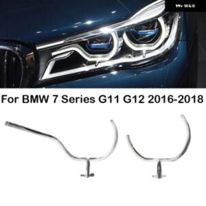 BMW フロント バンパー DRL デイタイム ランニングライト ガイドプレート ヘッドライト エンジェルアイズ チューブ ストリップ 7シリーズ G11 G12 2016 2017