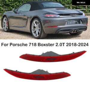 ポルシェ 718 ボクスター 2.0T 2018-2024 リア バンパー ライトブレーキライトリア リフレクター ライトストップランプ 98294