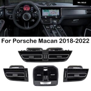 ポルシェ ダッシュボード フロント左右 空調 AC ベントグリル アウトレット グリル マカン 2018-22