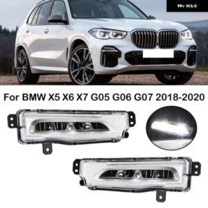 BMW X5 X6 X7 G05 G06 G07 2018 2019 2020 LED フロント バンパー デイタイム ランニングライト DRL フォグライト 63177406365 63177406366