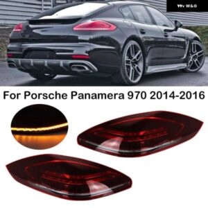 ポルシェ 97063199304 97063199404 スモーク LED リア バンパー テールライト ウィンカーライト ブレーキライト パナメー
