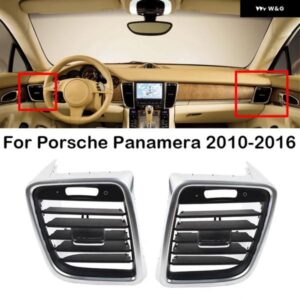 ポルシェ パナメーラ 2010-2016 インテリア フロント ダッシュボード エアコン アウトレット AC ベントグリル カバー パネル カバー