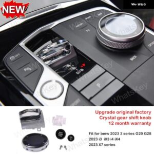 BMW 4個 セットメタルベースクリスタルギアパドルシフター レバー ノブ G20 IX3 G08 G01 X5 G05 X6 G06 X7 G07 G12 G70 2023 2024