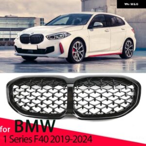 BMW 1シリーズ F40 116I 118I 120I 128TI M135I XDRIVE 2019-2022 フロント バンパー キドニーグリル ダイヤモンドメテオスタイル