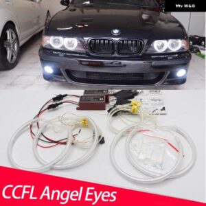 BMW CCFL エンジェルアイズ キット ウォームホワイトリング 5シリーズ E39 520I 525I 530I 540I 545I 550I M5 1997-2003
