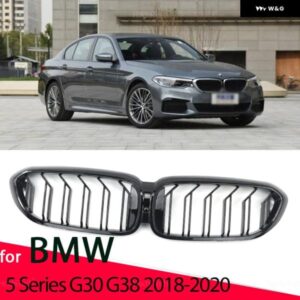 BMW フロント バンパー キドニーグリル フードグリル ダブルスラット 5シリーズ G30 G31 G38 525I 530I 540I 550I 2016-2019 スタイリング