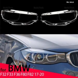 BMW ヘッドライト クリア ヘッドライト レンズ 左右 カバー 4シリーズ M4 F32 F33 F36 F80 F82 フェイスリフト 17-20