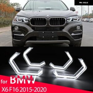 BMW M4 コンセプト スタイル DTM LED ホワイト エンジェル アイ キット X6 F16 15-20 SDRIVE35I XDRIVE35I XDRIVE50I アクセサリー用