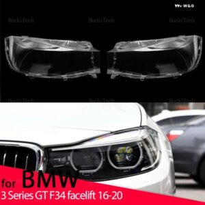 BMW ヘッドライト カバー クリアマスクレンズ ヘッドランプ シェルポリカーボネート 3シリーズ GT F34 フェイスリフト 2016-2020