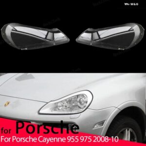 ポルシェ フロント ヘッドライト カバー ヘッドランプ シェルマスク レンズ ポリカーボネート カイエン S GTS E1 9PA 955 957