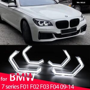 BMW M4 コンセプト スタイル DTM LED ホワイト エンジェル アイ キット 7シリーズ F01 F02 F03 F04 730I 730LI 740I 750I 750LI 760I 730D 09-14