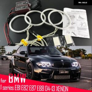 BMW CCFL エンジェルアイズ キット ウォームホワイトリング 1シリーズ E81 E82 E87 E88 116I 118I 120I 125I 128I 130I 135I キセノン ヘッドライト