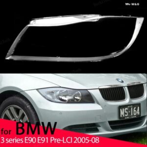 BMW ヘッドライト カバー クリアマスクレンズ ヘッドランプ シェルポリカーボネート 3シリーズ E90 E91 プレ LCI プレフェイスリフト