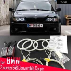 BMW CCFL エンジェルアイズ キット ウォームホワイトリング 3シリーズ E46 325CI 330CI コンバーチブル クーペ 2004-06 LCI キセノン 用