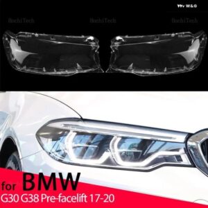 BMW ヘッドランプ カバー ヘッドライト レンズ ガラスカバー ブライトシェルレンズ カバー 5シリーズ G30 G38 フェイスリフト前 2017-2020