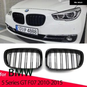 BMW フロントキドニーグリル 5シリーズ GT F07 2010-2015 交換 レーシンググリル グロスブラック