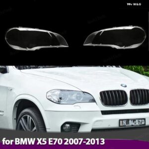 BMW ヘッドライト カバー クリアマスクレンズ ヘッドランプ シェルポリカーボネート X5 E70 2007-2013 ガラスランプカバー