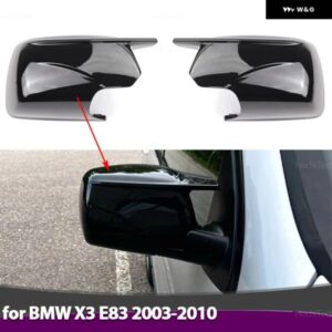 BMW 1ペア リアビューサイドケース トリム バック ミラー キャップ X3 X 3 E83 2003-2010 サイド ミラー カバー とツール