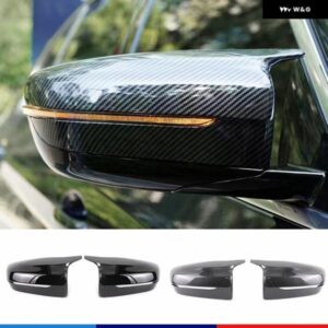 BMW CABON プリントドアサイド ミラー カバー 4 5 7 8シリーズ G30 G31 G38 G22 G11 G12 G14 G15 G16 交換スタイル キャップ