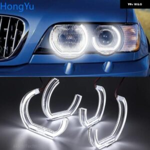 BMW X5 X5M E53 2000 - 2006 優れた品質 DTM スタイル 超高輝度 LED エンジェルアイキット リング DRL