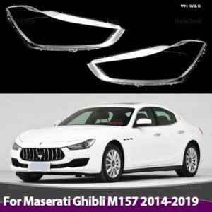 マセラティ ヘッドライト クリアレンズ 左右 カバー マセラティジブリ M157 2014 2017 2018 2019