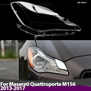 マセラティ 自動シェル ヘッドランプ シェード クリアマセラティクアトロポルテ M156 2013-2017 フロント ヘッドライト レンズ カバー