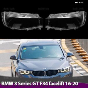 BMW ヘッドランプ カバー ヘッドライト レンズ ガラスカバー ブライトシェルレンズ カバー 3シリーズ GT F34 改築 2016-2020